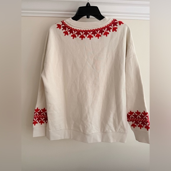 Boden Interest Sweatshirt Size XS Cotton Medium Relaxed Fit Oversized Jumper - Picture 5 of 6